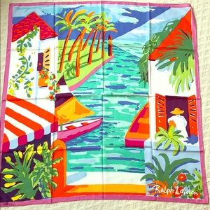 Ralph Lauren Vintage “Cuba” silk scarf